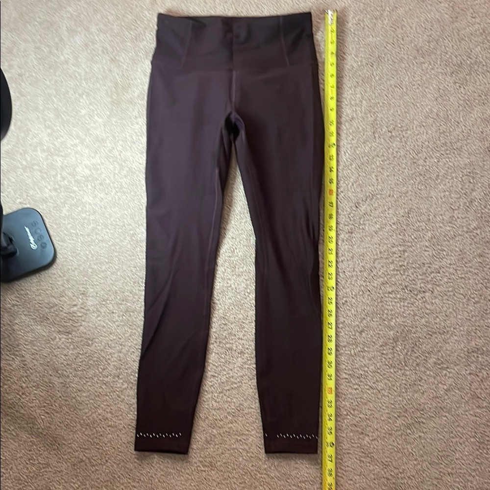 Lululemon Athletica Burgundy Leggings